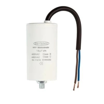 Abbildung von Kondensator Anlaufkondensator Motorkondensator Arbeitskondensator Kabel 18µF 450V