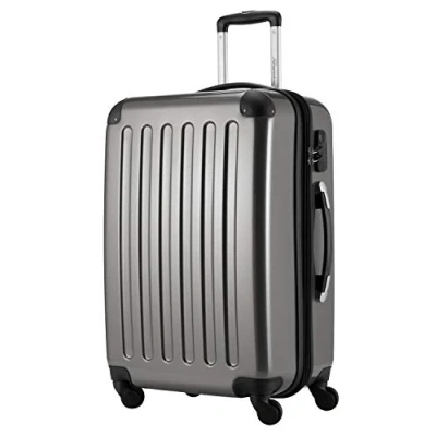 Abbildung von HAUPTSTADTKOFFER Alex Mittelgroßer Hartschalenkoffer, 4 Rollen, Koffer, Trolley, Rollkoffer, Reisekoffer, Volumenerweiterung, 65 cm, 74 Liter, Titan