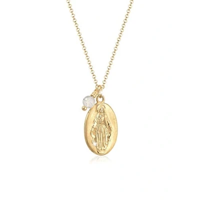 Abbildung von Elli Marienbild Glaube Faith Halskette goldcoloured, Damen, Größe: 45, Gold coloured