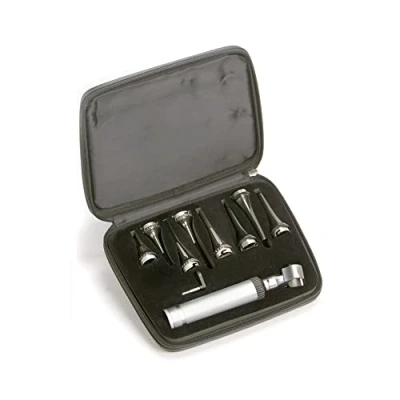 Abbildung von Gima Xenon Halogen Kunststoff Veterinär Otoskop Set, 8 autoklavierbare Spekula mit einem Durchmesser von 2,5 bis 9 mm, 31422