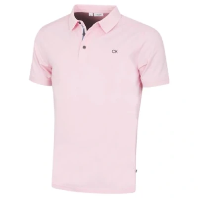 Abbildung von Calvin Klein Herren Campus Sport Stretch Golf Poloshirt Baby Rosa L