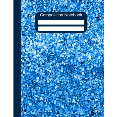Abbildung von Composition Notebook: Blue Marble Wide Ruled Lined Book For School and Writing Notes. 100 Pages of White Paper, Notebook/Journal(8.5 x 11 Inch),
