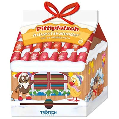 Abbildung von Trötsch Unser Sandmännchen Adventskalender Haus mit 24 Minibüchern Pittiplatsch: Weihnachtskalender Pitti