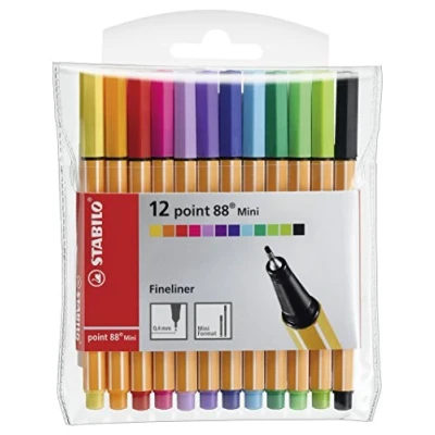 Abbildung von STABILO Fineliner Mini 12er Pack