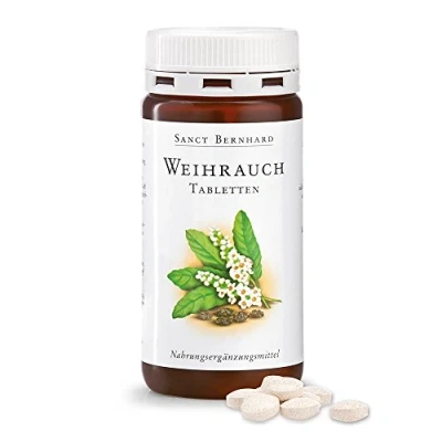Abbildung von Sanct Bernhard Weihrauch Tabletten 400 mg Weihrauchextrakt 180