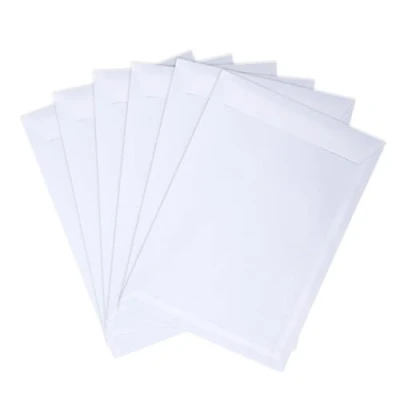 Abbildung von Emerson 20x Versandtasche Weiß DIN C4 229 x 324 mm 90g großer Briefumschlag a4 ohne Fenster haftklebend Umschlag Maxibrief Briefkuvert groß große big envelopes