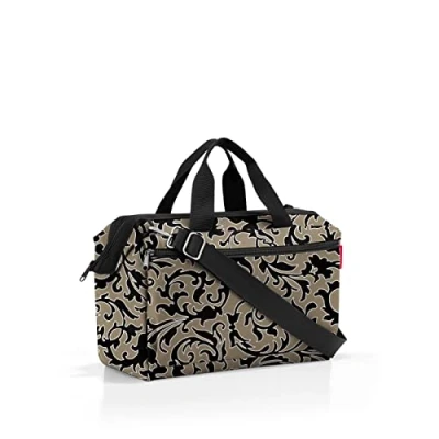 Abbildung von reisenthel Allrounder S Pocket Baroque Marble Doktortasche für Reise, Arbeit und Freizeit Mit praktischer Trolley Aufsteckfunktion