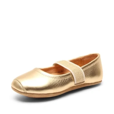 Abbildung von Bisgaard Mädchen Ballet Geschlossene Ballerinas, Gold, 25 EU