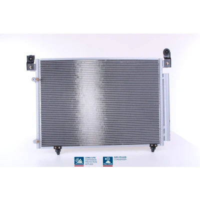 Abbildung von NISSENS 94933 Klimakondensator mit Trockner Aluminium 670 R 134a