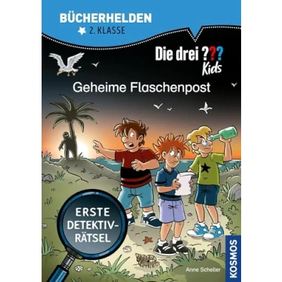 Abbildung von Die drei ??? Kids, Bücherhelden 2. Klasse, Geheime Flaschenpost: Erste Detektivrätsel, Erstleser Kinder ab 7 Jahre