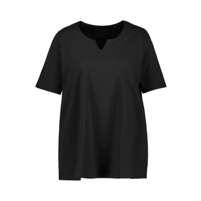 Abbildung von Ulla Popken Bluse, Damen, Größe: 58/60, Schwarz