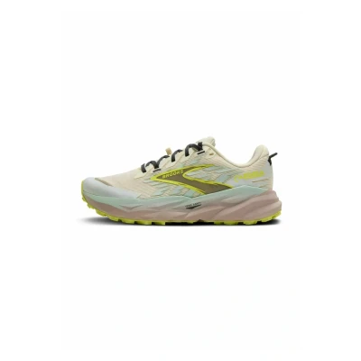 Abbildung von Brooks Cascadia 19 Laufschuh Trail, Damen, Größe: 39, Coconut misty blue ebony Schuhe