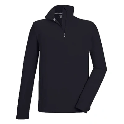 Abbildung von killtec Herren Fleeceshirt mit Stehkragen und Reißverschluss KSW 99 MN FLC SHRT, schwarz, 4XL, 40878 000