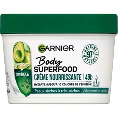 Abbildung von Garnier Body Superfood Avocado Omega 6 Pflegende Creme