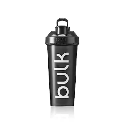 Abbildung von Bulk Iconic Protein Shaker Flasche, Mit Draht Mixerkugel, Eiweiß Shaker, Metallischem Schwarz, 750 ml