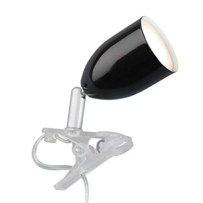 Abbildung von BRILLIANT Lampe Leo LED Klemmleuchte schwarz 1x PAR51, GU10, 3W Reflektorlampe inklusive, (240lm, 2700K) Mit Schnurzwischenschalter
