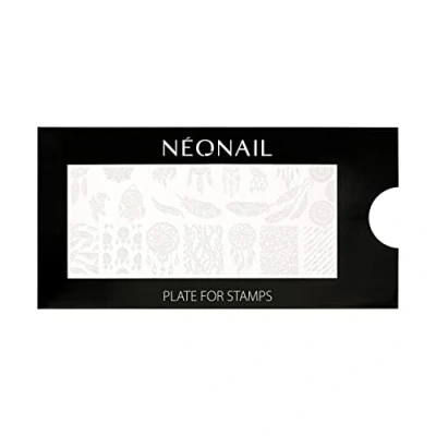 Abbildung von NEONAIL Stamping Plate 04 Platte Schablonen Nail Art Nageldesign Nagel Stempel Schablone French Nails Nagelkunst