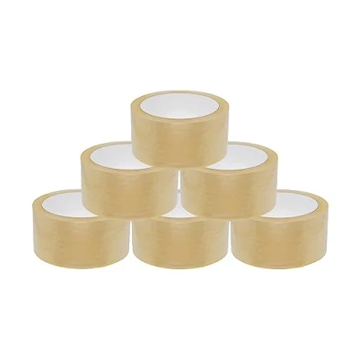 Abbildung von BIGtec Paketklebeband Klebeband 6 Rollen Paketband Packband Verpackungsband Kartonband Standard 66m lang 48mm breit transparent Verpackungsmaterial für Pakete und Karton