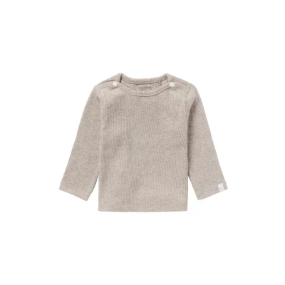 Abbildung von Noppies Natal Langarmshirt für Kinder, Größe: 44, Taupe melange