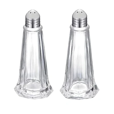 Abbildung von Westmark Universalstreuer Set, 2 tlg., Fassungsvermögen: je 40 ml, Glas/Rostfreier Edelstahl, New York, Silber/Transparent, 65262270