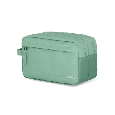 Abbildung von travelite Handgepäck Kosmetiktasche, Gepäck Serie Kick Off: Praktische Kulturtasche für Urlaub und Sport, 26 cm, 5 Liter