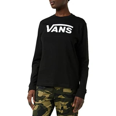 Abbildung von Vans WM Flying V Classic LS BF Sweatshirt, Damen, Größe: 42, Black