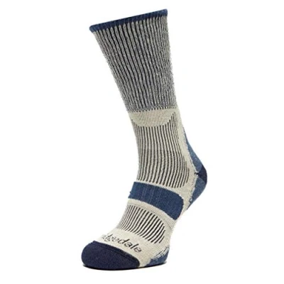 Abbildung von Bridgedale Herren Hike lightweight Baumwolle Comfort Socken, Indigo, m