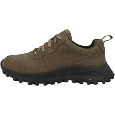 Abbildung von Clarks Sportlicher Schnürer, Damen, Größe: 37, Khaki nubuck Leder