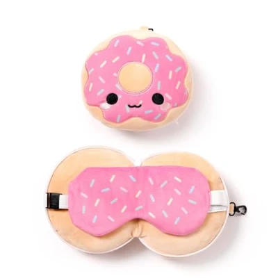 Abbildung von Puckator Reisekissen mit Relaxeazzz Maske Donut