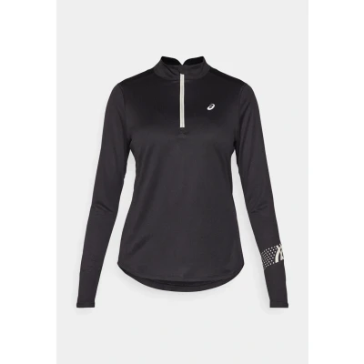 Abbildung von Asics ICON 1/2 ZIP TOP Langarmshirt, Damen, Größe: XS, Performance black