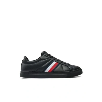 Abbildung von Tommy Hilfiger ICON Court Stripes Sneaker low, Herren, Größe: 44, Black Schuhe