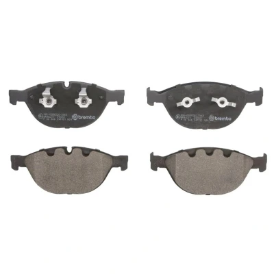 Abbildung von BREMBO P 06 066 Bremsbelagsatz für Verschleißwarnanzeiger vorbereitet mit Kolbenclip ohne Zubehör BMW: 5 Saloon, Touring, 6 Coupe