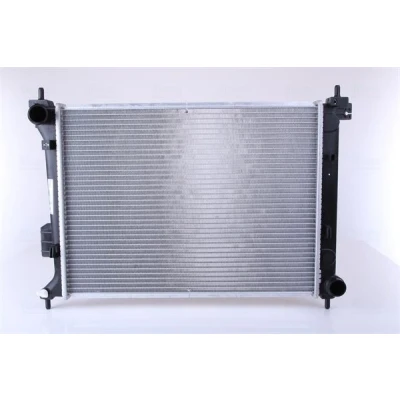 Abbildung von NISSENS 67609 Kühler, Motorkühlung Aluminium 500 378 20 Kühlrippen gelötet HYUNDAI: i20 I Hatchback