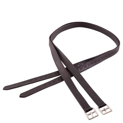 Abbildung von BR Steigbügelriemen Nylon Edelstahl Schwarz/Silber 130cm