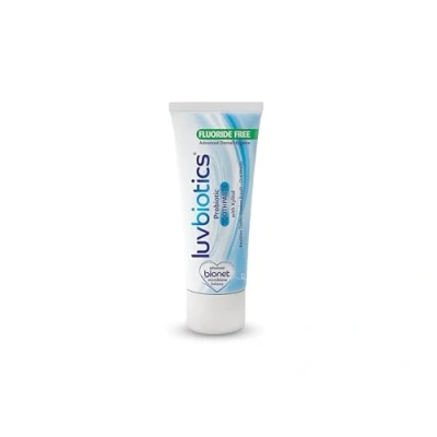 Abbildung von Luvbiotics Original Toothpaste with Oral Probiotics &amp; Xylitol Promotes Healthy Microbiome for Fresh Breath, Gums Teeth Free from Fluoride, SLS, Parabens, Artificial Sweeteners 75ml