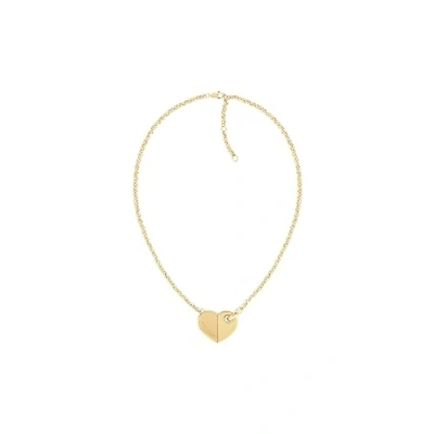 Abbildung von Tommy Hilfiger BOLD Hearts Halskette goldcoloured, Damen, Größe: One Size, Gold coloured