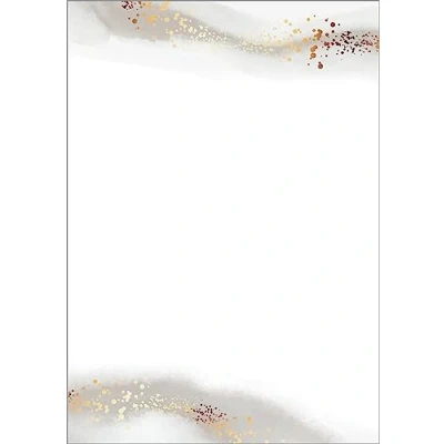 Abbildung von SIGEL DP625 Hochwertiges Motivpapier, Druckerpapier &quot;Water color gold beige&quot;, A4, 100 Blatt, Motiv beidseitig, 90 g/m², aus nachhaltigem Papier