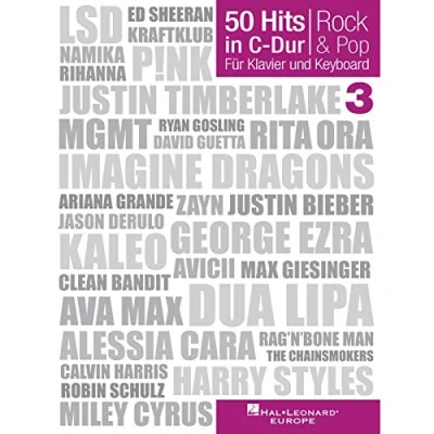 Abbildung von 50 Hits in C Dur: Rock &amp; Pop Band 3