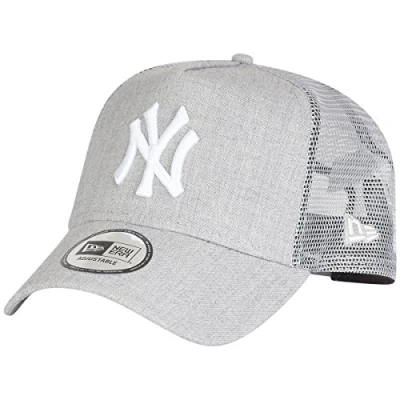 Abbildung von New Era York Yankees MLB Heather Grey A Frame Trucker Cap One Size