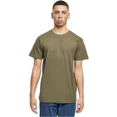 Abbildung von Build Your Brand Herren T Shirt Round Neck, olive, 5XL