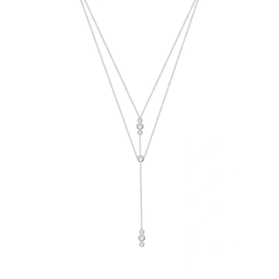Abbildung von Elli Halskette Damen Y Kette Geo Layer mit Kristallen in 925 Sterling Silber