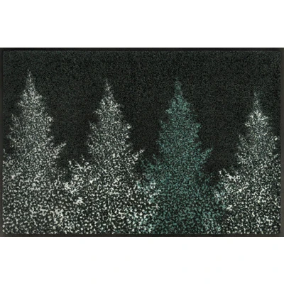 Abbildung von wash+dry by Kleen-Tex Fußmatte "Pine Forest" rechteckig 7 mm Höhe waschbar und trocknergeeignet