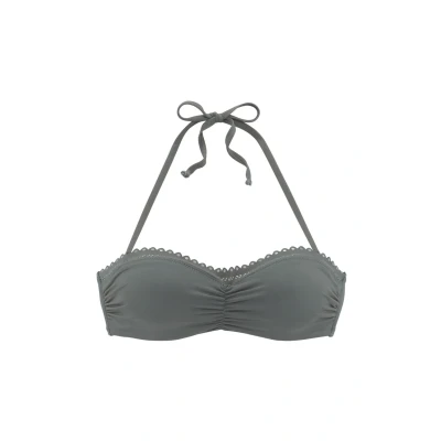 Abbildung von s.Oliver Bandeau Bikinitop, Damen, Größe: 36xD, Oliv