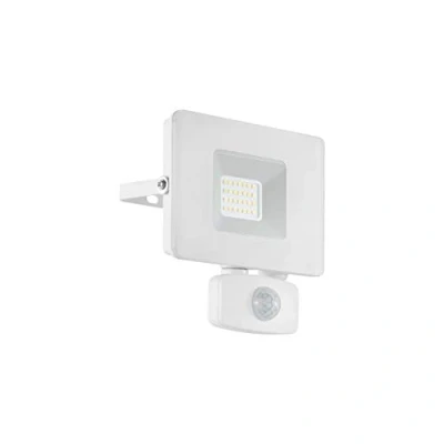 Abbildung von Eglo 33157 LED Outdoor Wandleuchte FAEDO 3 weiß klar L:13cm H:14cm T:5cm Sensor IP44