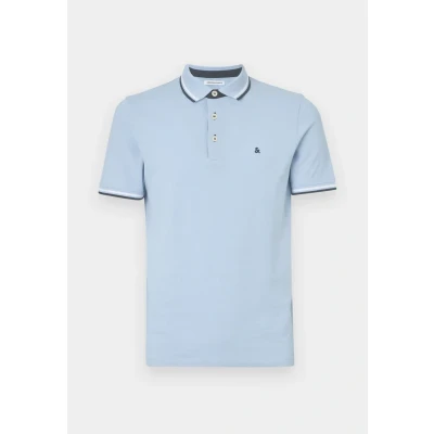 Abbildung von Jack &amp; Jones Jjepaulos Poloshirt, Herren, Größe: Medium, Chambray blue