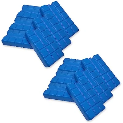 Abbildung von ToCi 12er Set Kühlakku mit je 400 ml 12 Blaue Kühlelemente für die Kühltasche oder Kühlbox Kühlakkus wiederverwendbar