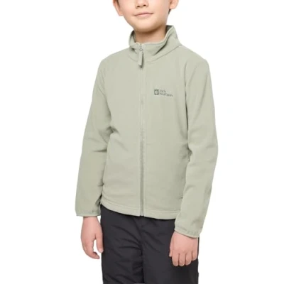 Abbildung von Jack Wolfskin Taunus Unisex Fleecejacke für Kinder, Größe: 128, Mint leaf