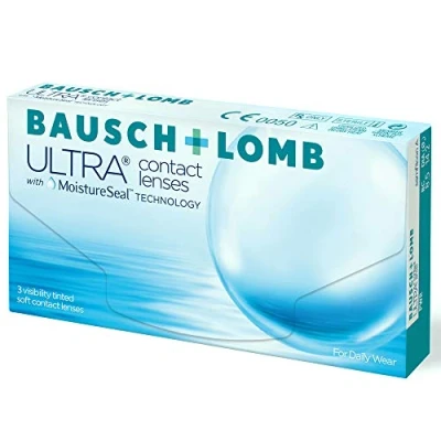 Abbildung von Bausch + Lomb Ultra, sphärische Premium Monatslinsen, Kontaktlinsen weich, 3 Stück BC 8.5 mm / DIA 14.2 2.25 Dioptrien