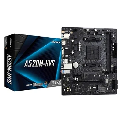 Abbildung von MB ASRock A520M HVS AM4 M ATX Retail Schwarz