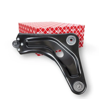Abbildung von FEBI BILSTEIN 29142 Querlenker mit Lager Vorderachse links, unten Stahlblech PEUGEOT: 208 I Hatchback, 207 Van